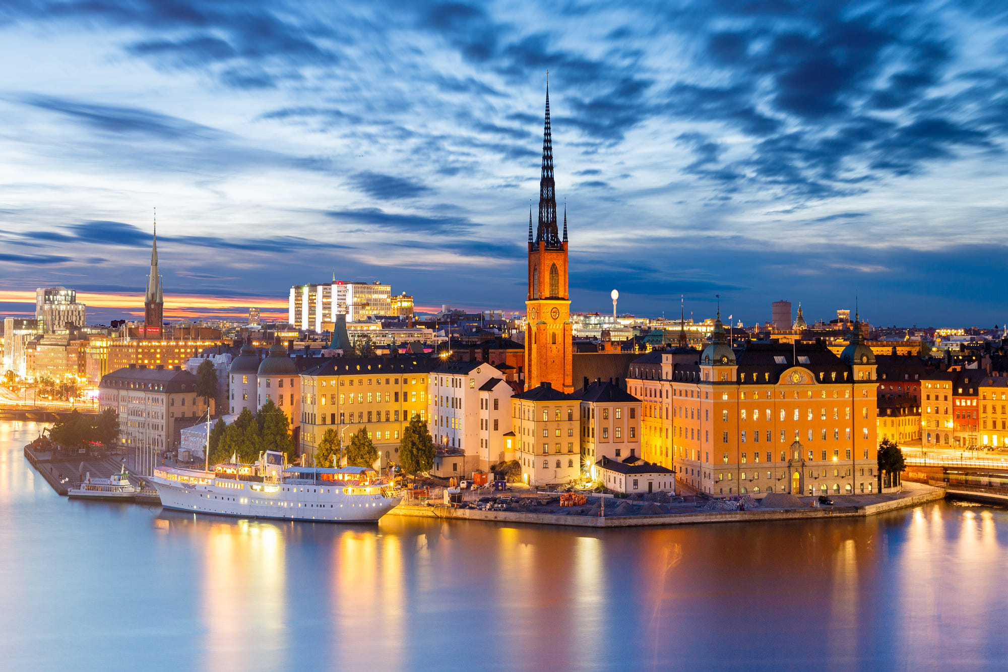 Stockholm by night