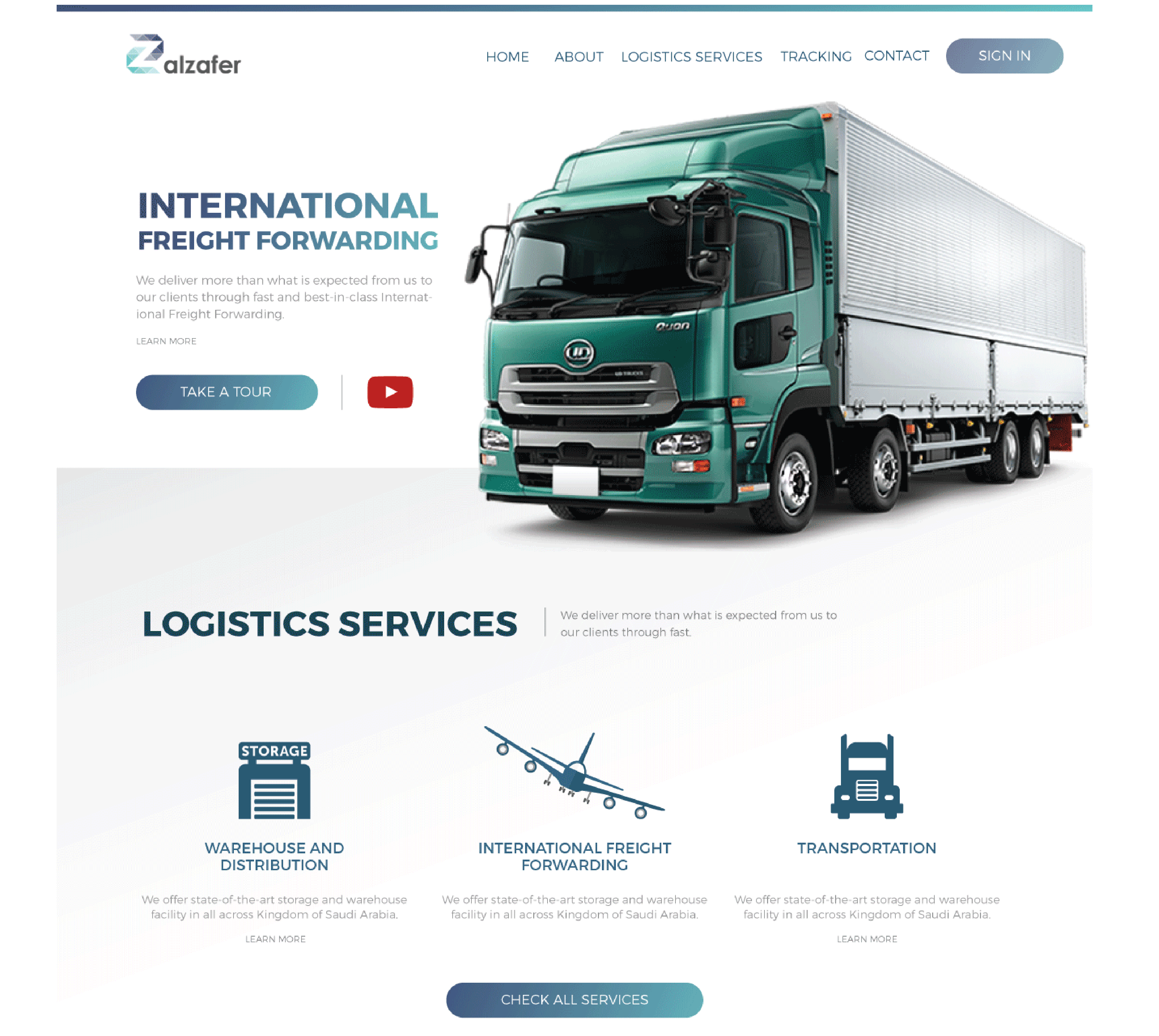 Al Zafer Website
